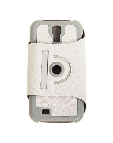 Estuche con Soporte Giratorio para Samsung Galaxy S4 i9500i9505-Beige. - Envío Gratuito