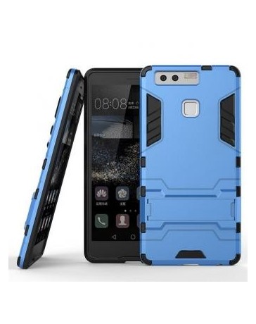 Stand Case 2 in 1 Hybrid Heavy Duty Armor Hard Cover Case for HUAWEI P9 5.2inches (Light Blue) - Envío Gratuito
