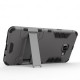 Caso híbrido Heavy Duty duro de la cubierta del caso del soporte 2016 con el pie de apoyo Para Samsung Galaxy A5 (Gray) - Envío 