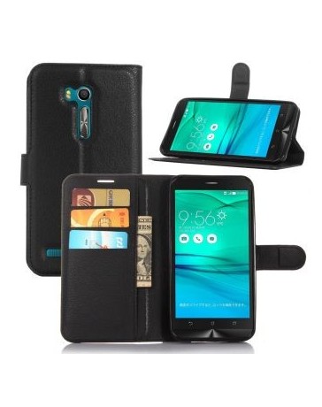 Cartera de cuero cubierta del soporte del caso prima para Zenfone Go ZB551KL -Nergo - Envío Gratuito