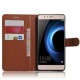 Monedero de cuero casos de teléfono con la cubierta del tirón del portatarjetas del soporte para Huawei Honor V8 2016 - Envío Gr