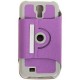 Estuche con Soporte Giratorio para Samsung Galaxy S4 i9500i9505-Púrpura. - Envío Gratuito