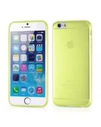 Funda Protectora de Cristal Transparente TPU para Iphone 6 Plus-Amarillo - Envío Gratuito