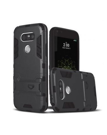 Le Qi Caja de la armadura ultra delgado para LG G5 A prueba de golpes Caso - Gris - Envío Gratuito