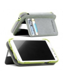 Funda Pure Gear Folio Kickstand (retroceso) Galaxy S4 I9500-Gris - Envío Gratuito