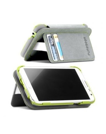 Funda Pure Gear Folio Kickstand (retroceso) Galaxy S4 I9500-Gris - Envío Gratuito