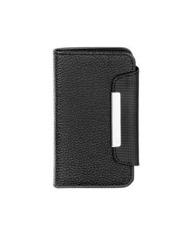 Funda Flip Universal Elegante OHR Cell FUFLIPUNI4NE para Smartphone 4a 4.5 - Negro - Envío Gratuito