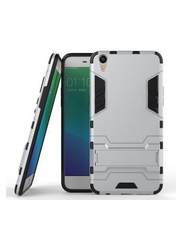 Armadura duro híbrido de la cubierta para trabajo pesado de nuevo caso con el pie de apoyo para OPPO R9 Plus - Envío Gratuito