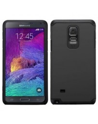 Funda Protector Samsung Galaxy Note 4 N910 Negro Doble - Envío Gratuito