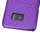 Cáscara del teléfono de la tarjeta de la sirena de cuero pasta de diamante Para S7 Edge - Purple - Envío Gratuito