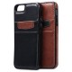 Ultra Slim Leather cubierta trasera Card Slot Back Case Cover for iPhone 6 Plus  6s Plus-Negro - Envío Gratuito