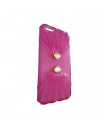 Funda TPU Diamante OHR Cell TPUDIAIPHN6PFU para iPhone 6 Plus - Fucsia - Envío Gratuito