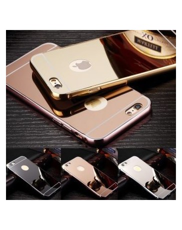 Bumper Lujo Espejo Aluminio iPhone 7  7 Plus  6  6s  6 Plus  6s Plus  + Cristal Templado 9h de Regalo. - Envío Gratuito