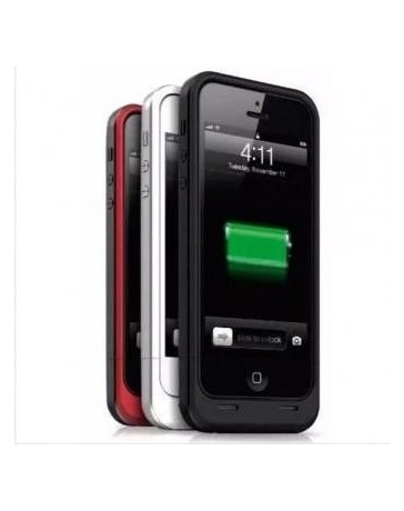 Funda Iphone 5 5s Bateria Respaldo Power Bank 2200 Mah - Envío Gratuito