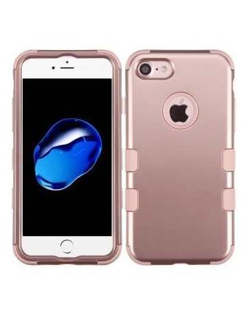 Funda Case para iPhone 7 Protector Dobre de Uso Rudo-Rose Gold - Envío Gratuito