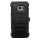 Funda Case con Clip para Samsung Galaxy S7 EDGE Triple Protector de Uso Rudo -Negro - Envío Gratuito