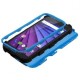 Funda case para Motorola Moto G4 Plus  Moto G4 Doble Protector de Plástico Super Resistente Uso Rudo -Azul - Envío Gratuito