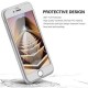 Funda protector case Híbrido cristal templado + acrílico cubierta estuche rígido 3 en 1 para iPhone 6 Plus  6s Plus（Plata） - Env