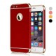 Funda protector case delgado duro armadura prueba golpes cubierta mate Logo agujero para iphone 66s （Rojo） - Envío Gratuito