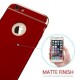 Funda protector case delgado duro armadura prueba golpes cubierta mate Logo agujero para iphone 66s （Rojo） - Envío Gratuito