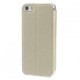 Smart View window Leather Flip Cover para iPhone se - oro - Envío Gratuito