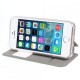 Smart View window Leather Flip Cover para iPhone se - oro - Envío Gratuito
