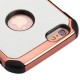 Funda Case para Iphone 6s  Iphone 6 Doble Protector para Uso Rudo de Piel y Plastico Cromado-Blanco - Envío Gratuito