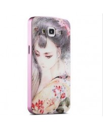 cubrir de nuevo teléfono de la cáscara en relieve- Lado rosa + belleza clásica - Envío Gratuito