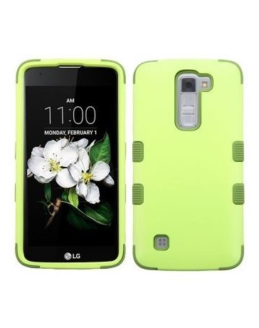 Funda Case para LG Q7  K7 Doble Protector de Uso Rudo Resistente Anti Impactos -Verde Olivo - Envío Gratuito