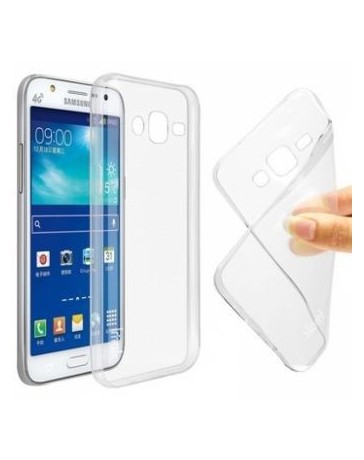Funda Case para Samsung Galaxy J5 de Plastico tipo TPU Flexible -Transparente - Envío Gratuito