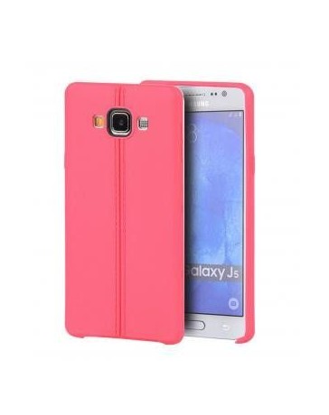 Funda Case para Samsung Galaxy J5 de Plastico tipo TPU Flexible -Rosa - Envío Gratuito