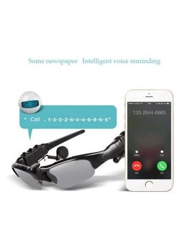 EW Gafas de sol Bluetooth Headset auriculares manos libres de teléfono de llamada para el iPhone - Envío Gratuito
