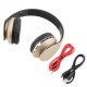 EW audifonos 4-en-1 auricular plegable de oro auricular Bluetooth - Envío Gratuito