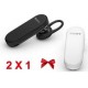 DOS Audífonos Manos Libres Mono Bluetooth MBH20 - Envío Gratuito