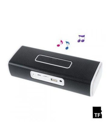 Portable Wireless Bluetooth Speaker rectangulo patron soporte NFC  aux  TF tarjeta - negro. - Envío Gratuito