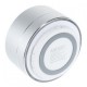 A10 metal piel Stereo manos libres Bluetooth altavoz con luces LED apoyo TF tarjeta - plata. - Envío Gratuito
