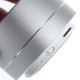 A10 metal piel Stereo manos libres Bluetooth altavoz con luces LED apoyo TF tarjeta - plata. - Envío Gratuito