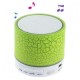 Crack patrón A9 Stereo manos libres Bluetooth altavoz con luces LED apoyo TF tarjeta - verde. - Envío Gratuito