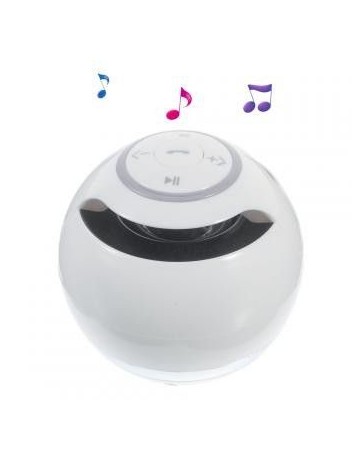 Yst-175 esferica mini Mega Bass altavoz Bluetooth soporte de tarjeta TF  FM Radio - blanco. - Envío Gratuito