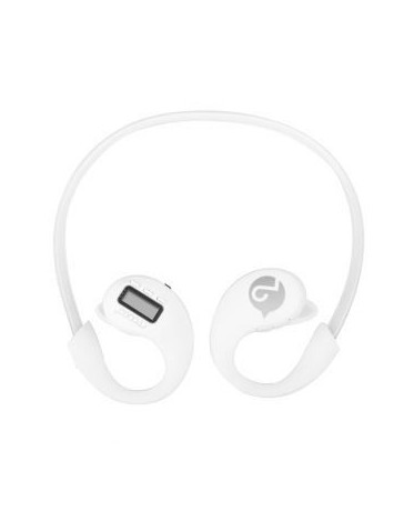Mogco SD1 LCD pedometer v4.1 deportes auricular Bluetooth para iPhone Samsung - blanco - Envío Gratuito