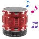 S28 metal shell Mini altavoz Bluetooth estereo con microfono para iPhone Samsung Sony - rojo. - Envío Gratuito