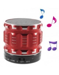 S28 metal shell Mini altavoz Bluetooth estereo con microfono para iPhone Samsung Sony - rojo. - Envío Gratuito