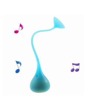 Taza de la succion windable altavoz Bluetooth impermeable para iPhone Samsung - azul. - Envío Gratuito