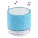Crack patrón A9 Stereo manos libres Bluetooth altavoz con luces LED soporte de tarjeta TF - azul. - Envío Gratuito