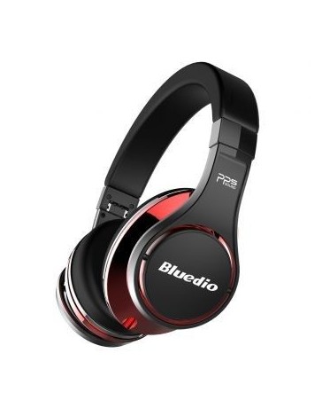 Audífonos inalámbricos bluetooth Bluedio U (UFO) sonido 3D HiFi gran acabado Negro y Rojo - Envío Gratuito