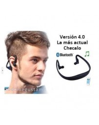 Audifonos Bluetooth Deportivos Manos Libres Inalámbrico V4.0-Negros - Envío Gratuito