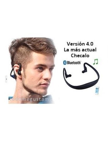 Audifonos Bluetooth Deportivos Manos Libres Inalámbrico V4.0-Negros - Envío Gratuito