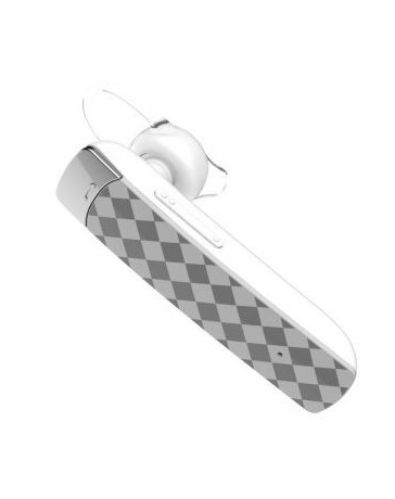 Devia Lattice patron Bluetooth 4.1 gancho para la oreja Auriculares con MIC - blanco - Envío Gratuito