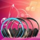 EW audifonos 4-en-1 auricular plegable auriculares Bluetooth negro y azul - Envío Gratuito