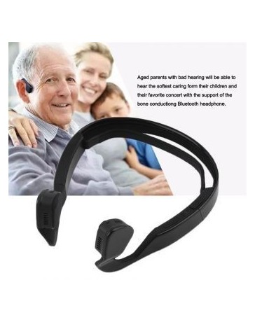 EW audifonos La conducción ósea auricular Bluetooth negro - Envío Gratuito